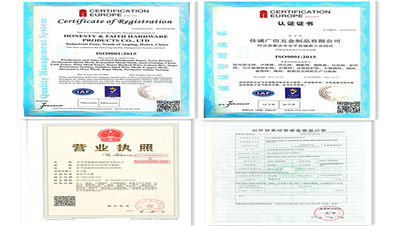Chine Honesty &amp; Faith Hardware Products Co.,Ltd Profil de la société