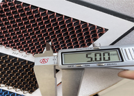 Diamètre de fil du rideau 5mm 6mm en Diamond Hole Architectural Metal Coil