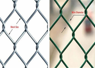 Utilisation de la clôture à chaîne galvanisée au trou en diamant