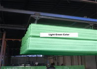 Panneaux de clôture anti-vents galvanisés de couleur verte résistant aux intempéries pour le charbon