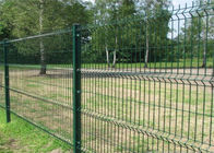 le PVC vert de 4mm a enduit le fil soudé Mesh Fence For Park/jardin/sécurité au sol de sports