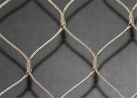 Maille à haute résistance de câble métallique de la force solides solubles, filet de corde d'acier inoxydable de sécurité
