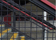 Anti corrosion de grillage sertie par replis par biens pour l'usage de glissière de sécurité de zoo de parc d'escaliers