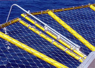 Fabrication en mer de périmètre d'hélipont, barrière de maille de corde de plate-forme de Holicopter de sécurité