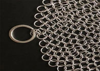 Maille décorative d'anneau d'acier inoxydable de SS316 1m