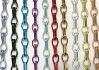 Colore le fil décoratif Mesh Aluminium Chain Strip Curtain 0.8kg de 1.5mm