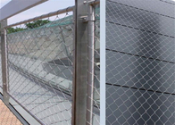 barrière d'acier inoxydable de Mesh Diamond Hole 316 de câble métallique de sécurité d'escaliers de 6mm