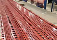 Barrière en acier de la poussière de Mesh Red Galvanized Sheet Windproof de coupe-vent de 11 mètres