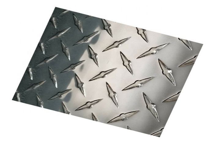 L'OEM a gravé l'épaisseur en refief de Diamond Tread Aluminum Sheet 0.2mm