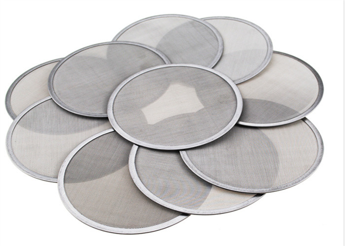 Autour du disque de filtre d'acier inoxydable de 150mm 180mm 200mm