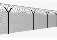 50x50mm dessus galvanisé plongé chaud de 1,2 M Chain Link Fencing avec le barbelé