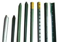 type type type de Post T de barrière en métal de vert de longueur de 2m de Y d'U