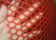 plaine en plastique d'élevage de volaille de 300g/M2 Mesh Netting Hexagonal Hole Red