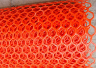 plaine en plastique d'élevage de volaille de 300g/M2 Mesh Netting Hexagonal Hole Red