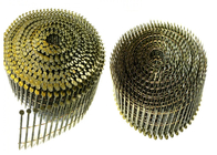 1-1/2 » clous de fil en métal de longueur ont galvanisé les clous en spirale lisses de bobine de toiture de jambe