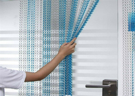Fil Mesh Screen Curtain Blue Color de décoration de maillon de chaîne d'alliage d'aluminium