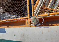 Type de clôture à chaîne jaune Helideck Net Diamond Offshore Oil Installation