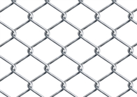 Galvanisé à chaud 50 pieds de chaîne de liaison de clôture de fil de fer recouvert de zinc Ferme de diamant