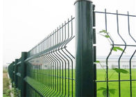Barrière verte Panles de grillage de l'acier 3D pour l'aéroport/construction/chemin de fer