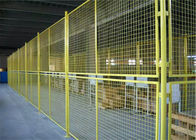 Le type de cadre a galvanisé couleur jaune/verte de taille de la barrière 2.2m de grillage