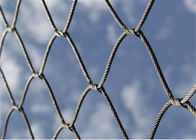 Maille de zoo d'acier inoxydable de sécurité, clôture animale à haute résistance de maille de câble