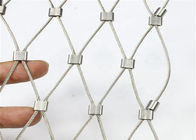 Maille de zoo d'acier inoxydable de sécurité, clôture animale à haute résistance de maille de câble