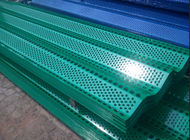 Panneaux en acier colorés de barrière de suppression de poussière, fabrication de coupe-vent de dépoussiérage
