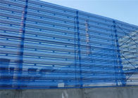 Panneaux enduits de coupe-vent de PVC d'acier perforé, longue validité d'anti de vent filet de la poussière