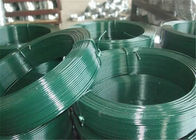 La couleur verte 2.2mm 2.8mm que le PVC a enduit la résistance de la rouille de fil d'acier pour installent l'attache