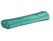 Fil vert recouvert de PVC à coupe droite longueur 250 mm