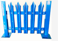 Barrière en acier de palissade de tours de largeur bleue de la protection 1.8m