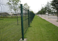 L'OEM a adapté la taille aux besoins du client de 1.8m 2.0m le plastique que vert a enduit la clôture