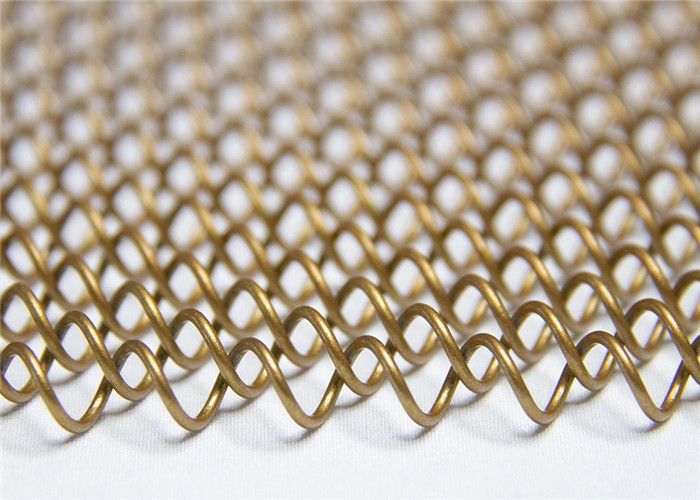 Fil décoratif flexible Mesh Curtains en métal 8x8mm de maillon de chaîne d'or