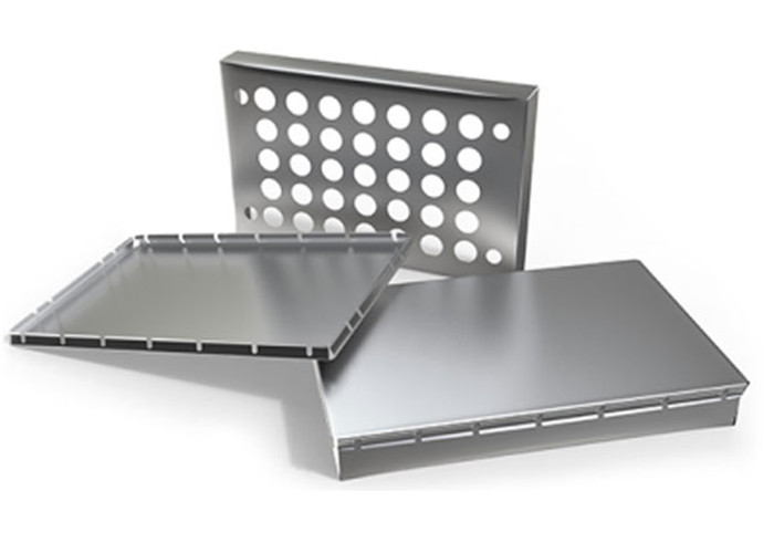 Le rectangle forment la feuille en aluminium décorative en métal d'Odm d'épaisseur perforée de la maille 2.5mm