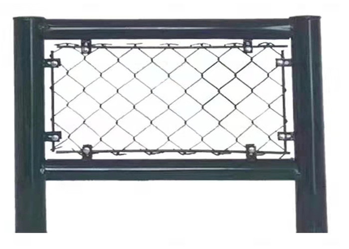 PVC de Sport Fild Safety de barrière de maillon de chaîne d'acier inoxydable de taille de 3.3m
