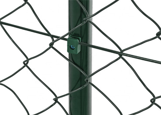 le PVC de Construction Farm Protection de barrière de maillon de chaîne de 1.8m a enduit